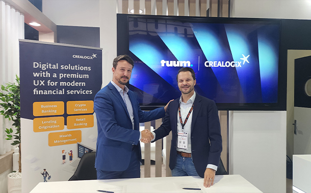 (L) Miljan Stamenkovic, VP EMEA, Tuum & (R) Khalid Al Ahli ME Executive Director at CREALOGIX