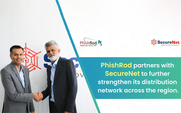 (L) Syed Abid Ali, Co-Founder & CCO of PhishRod (R) Malwin Dsouza, CEO of SecureNet