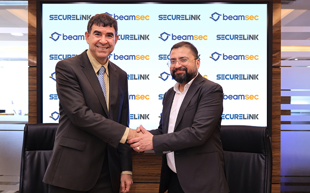 (L) Murat Guvenc, Managing Director of BeamSec (R) Manish Pardeshi, Director, SecureLink