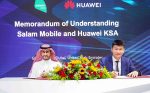 (L)Mr. Ahmed Al-Anqari, CEO of Salam (R) Mr. Keith Li, Vice President, Huawei Tech Investment Saudi Arabia