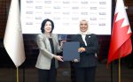 (L) Safra Catz, CEO, Oracle & (R) Ms. Maha Abdulhameed Mofeez, Chief Executive of the Labour fund Tamkeen