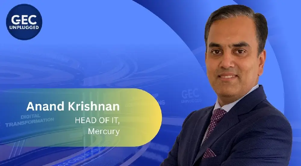 Anand Krishnan, Head of IT at Mercury Payments