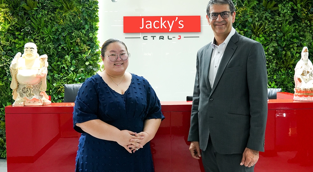 Ang Wern Chie, COO of General Microsystems and Ashish Panjabi, COO at Jacky’s Business Solutions