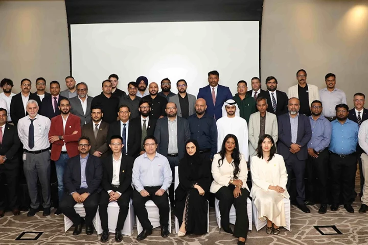 Attendees of AI Innovate 2025 in Abu Dhabi