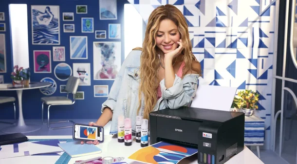 International music icon Shakira is Epson's new official ambassador