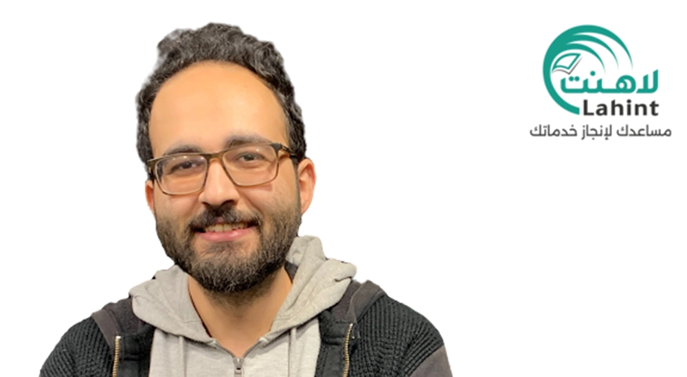 Ahmed Saber, Lahint’s Chief Technology Officer at Lahint