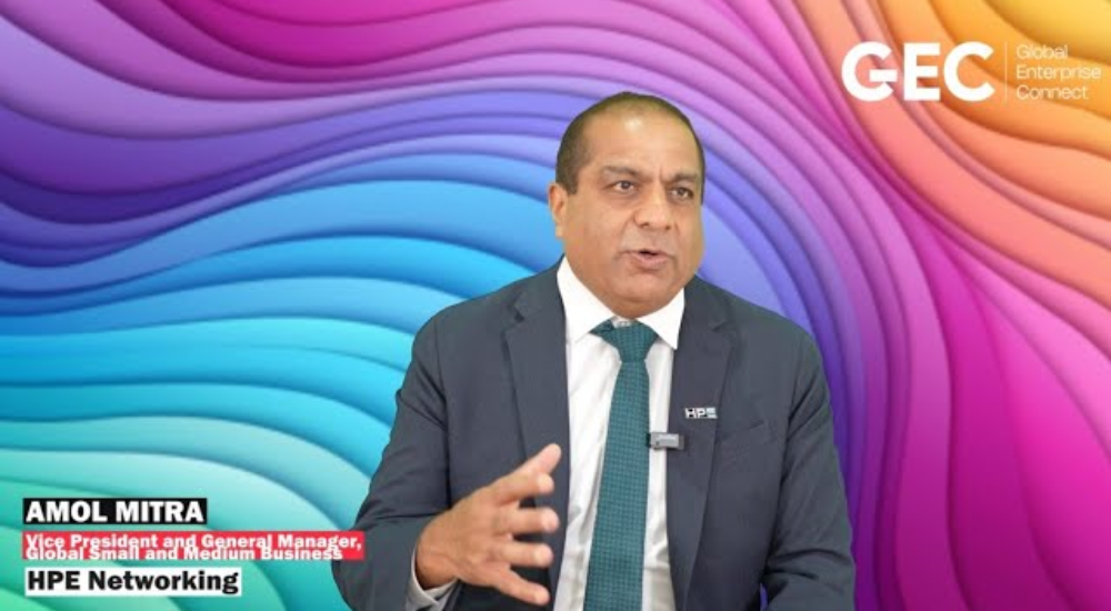 Amol Mitra, Vice President and General Manager, Global Small and Medium Business at HPE Networking