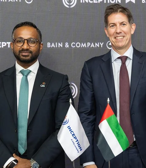 Ashish Koshy, CEO, Inception and Chuck Whitten, senior partner and global head of Bain Digital, Bain & Company