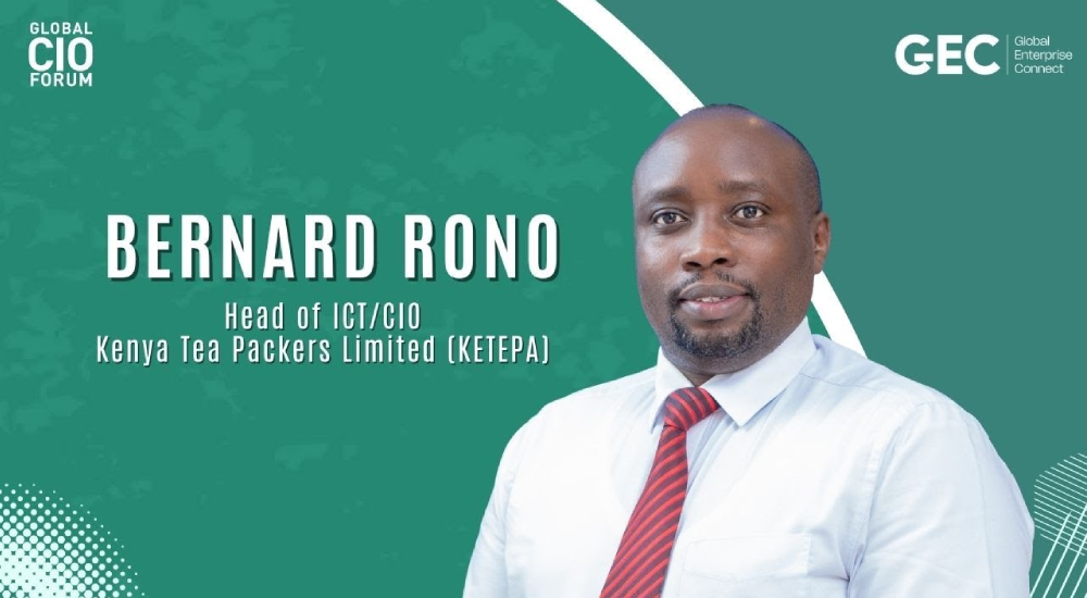 Bernard Rono, Head of ICT and CIO at KETAPA