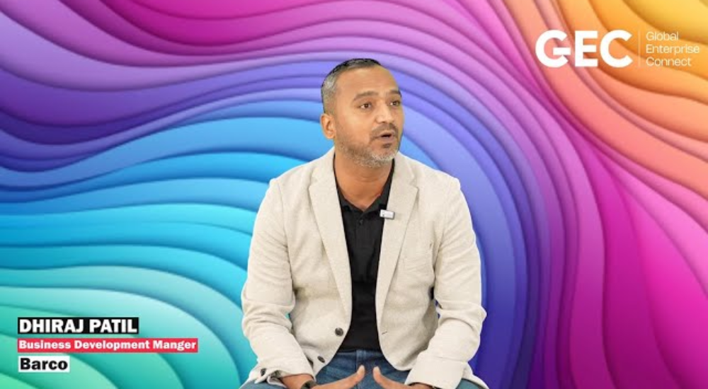 Dhiraj Patil, Business Development Manager, Barco