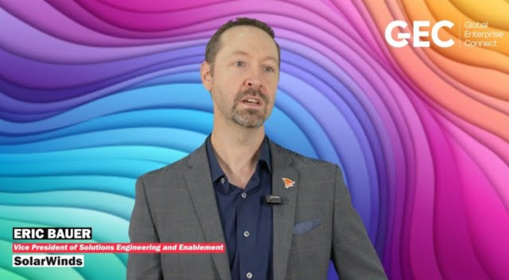 Eric Bauer from SolarWinds