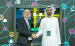 Amr Kamel, General Manager of Microsoft UAE & H.E. Omar Sultan Al Olama, UAE Minister of State for Artificial Intelligence