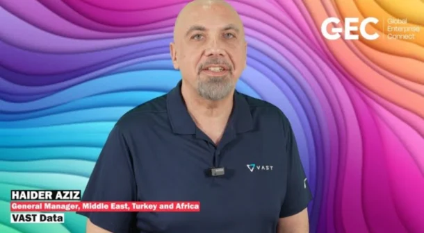 Haider Aziz, General Manager, Middle East, Turkey and Africa at VAST Data