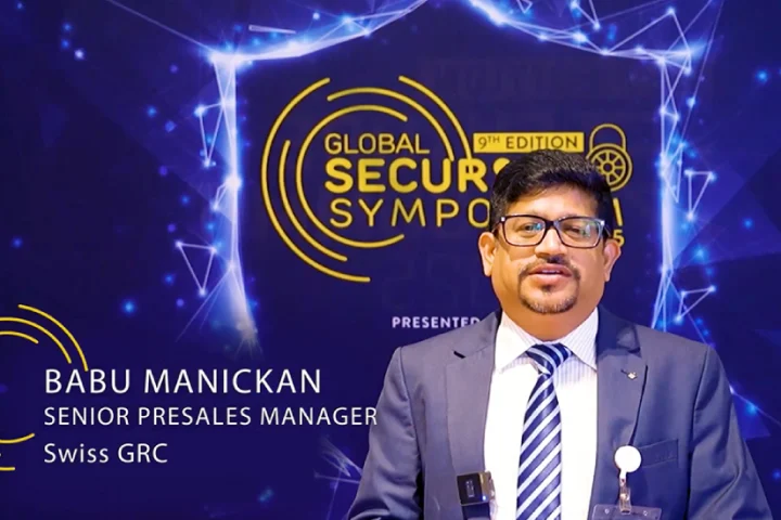 Babu Manickan, Senior Presales Manager at Swiss GRC