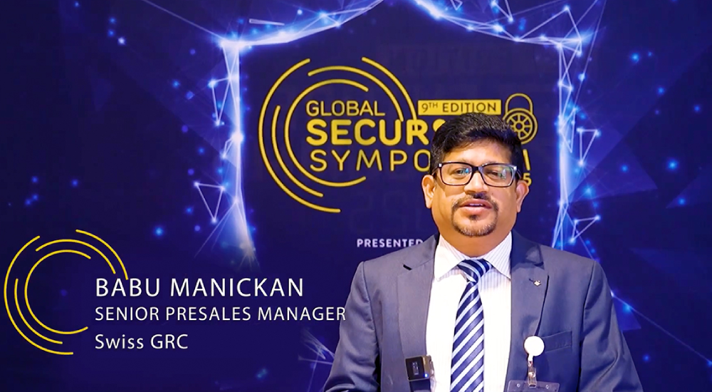 Babu Manickan, Senior Presales Manager at Swiss GRC