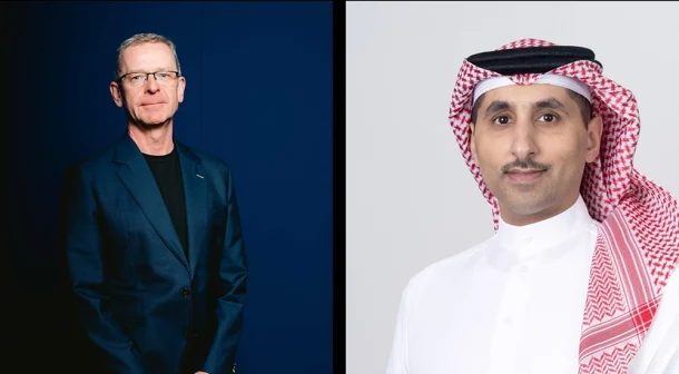 Kevin Murphy, President of Ericsson North Middle East and Faisal Al Jalahma, Chief Executive Officer of Umniah by Beyon
