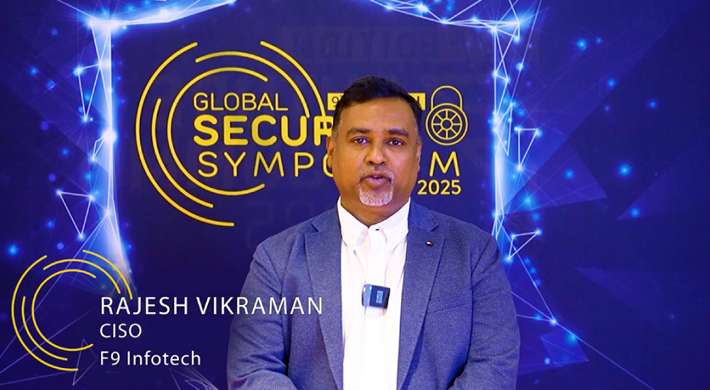 Rajesh Vikraman, CISO at F9 Infotech