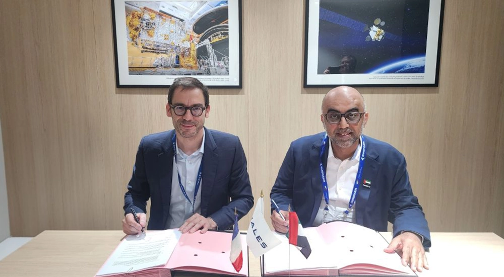 Signature of the MoU between NSSTC and Thales Alenia Space