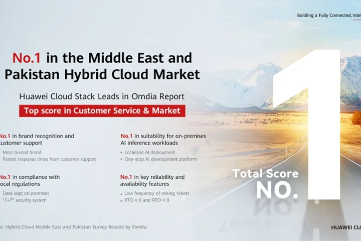 Image Huawei Cloud Stack Ranked No.1 in Middle East and Pakistan Hybrid Cloud