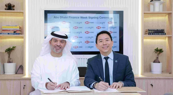 Mohamed Al Marzooqi, Chief Executive Officer, UAE, HSBC Bank Middle East Limited and Thomas Pramotedham, Chief Executive Officer of Presight