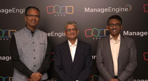 From L-R Rajesh Ganesan_ CEO of ManageEngine_ Shailesh Davey_ Co-founder and CEO_ Zoho Corporat