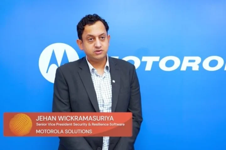 Jehan Wickramasuriya, Senior Vice President of Security & Resilience Software at Motorola Solutions