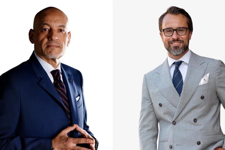 From L to R - Walid Gomaa_ CEO of Omnix International and Tommaso Stefano Tini_ Senior Manager