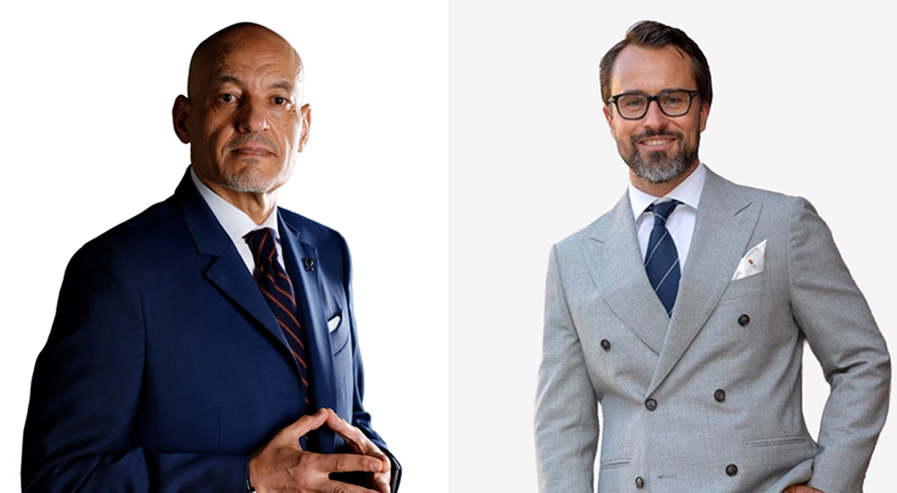 From L to R - Walid Gomaa_ CEO of Omnix International and Tommaso Stefano Tini_ Senior Manager
