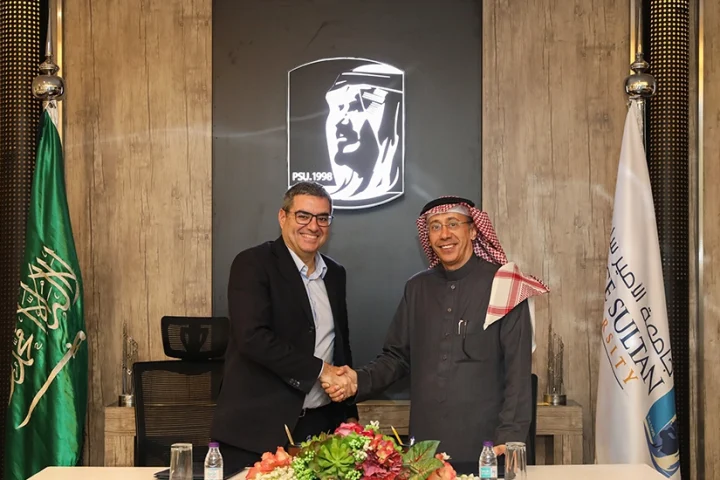 Yves Padrines, Chief Executive Officer of the Nemetschek Group and Muayad Simbawa, Managing Director of Nemetschek Arabia