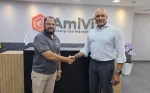 (L-R) Ilyas Mohammed, COO of AmiViz and Karl McGowan, Co-Founder of FrontierZero