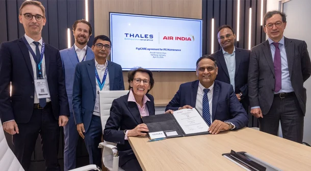 Thales and Air India sign 10-year FlytCARE agreement