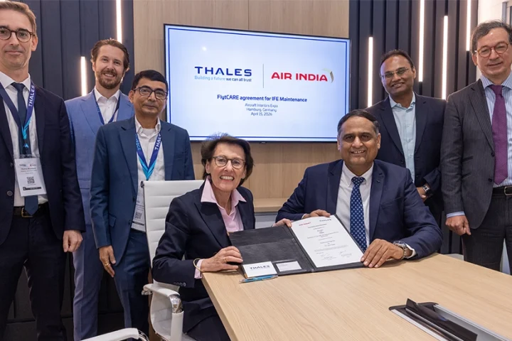 Thales and Air India sign 10-year FlytCARE agreement
