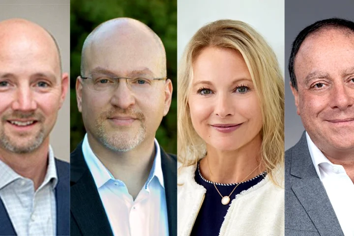 (Left to right) Brad Maltz is Senior Director of AI Solutions Product Management at Dell Technologies; Ben Jastrab, AI Solutions Marketing Leader, Dell Technologies; Denise Millard, Chief Partner Officer, Dell Technologies; Ihab Tarazi, Chief Technology Officer and Senior Vice President, Dell Technologies