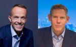 (L-R) Mark Moffat, CEO, IFS and Caspar Herzberg, CEO, AVEVA
