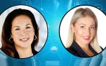 (L-R) Kristen Knight, VP of Channel Sales at Portnox and Anastasia Platon, Director - Regional Channel MEA at QBS Software Middle East