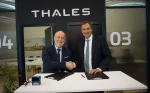 Olivier Chansou, ENAC Director and Youzec Kurp, Vice-President, Airspace Mobility Solutions, Thales. ©CAPA