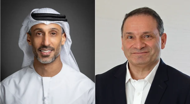 His Excellency Khalfan Juma Belhoul, CEO of the Dubai Future Foundation and Saad Toma, General Manager of IBM Middle East and Africa.