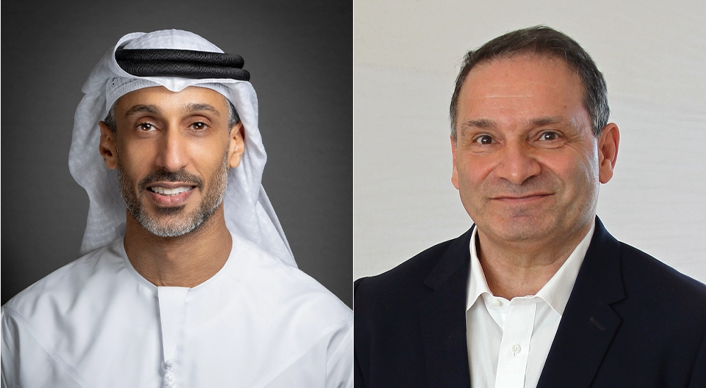 His Excellency Khalfan Juma Belhoul, CEO of the Dubai Future Foundation and Saad Toma, General Manager of IBM Middle East and Africa.