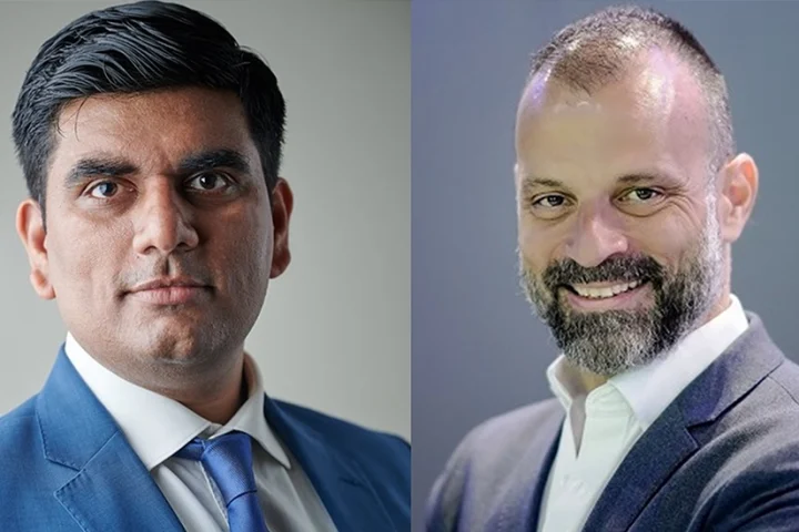 (L-R) Gopan Sivasankaran, Regional Director – Middle East & Africa, Rapid7 and Nicholas Argyrides, Vice President - Gulf and East Africa, Mindware.