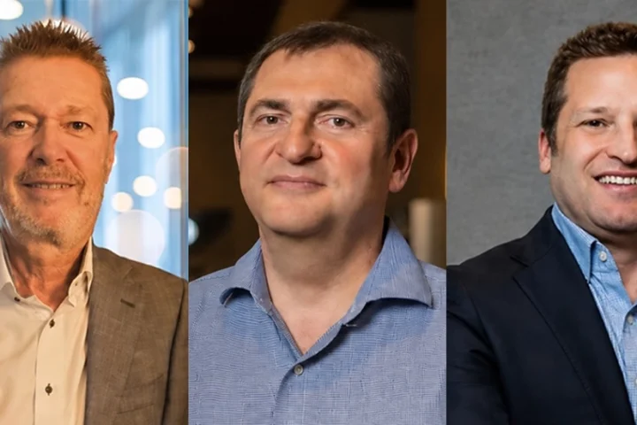 (L-R) John de Koning, Regional President, EMEA, Radix; João Carlos Chachamovitz, Founder and Global CEO of Radix; Alexander Clausbruch, CEO, North America, Radix.