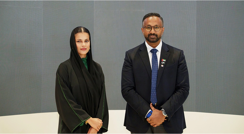 (L-R) Sara AlAhbabi, NXT Holding and Ashish Koshy, Inception42.
