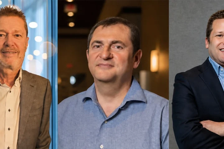 (L-R) John de Koning, Regional President, EMEA, Radix; João Carlos Chachamovitz, Founder and Global CEO of Radix; Alexander Clausbruch, CEO, North America, Radix.