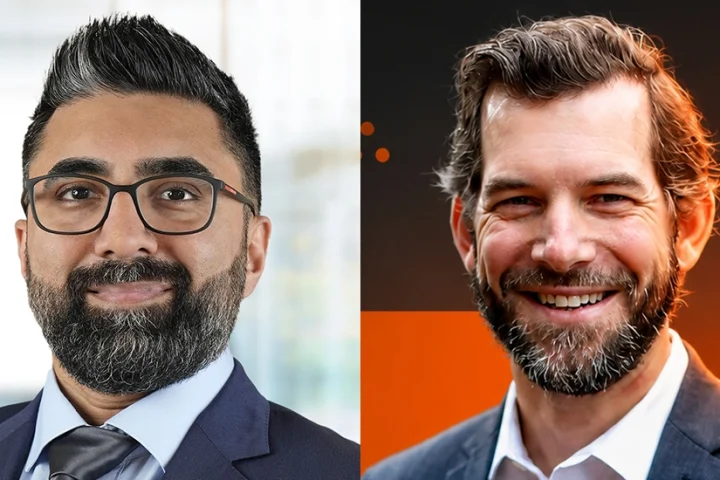 (L-R) Abdul Rehman Tariq Butt, SolarWinds and Brad McGinity, GM of ITSM, SolarWinds.
