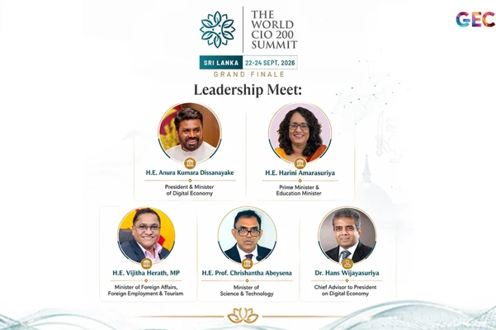 Sri Lanka to host World CIO 200 Grand Finale 2026 in September