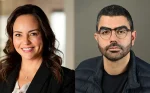 (L - R) Meriam ElOuazzani, Vice President - Middle East, Turkey and Africa (META) at Censys and Ryan Elzein, Regional Director for Europe and the Middle East at Rilian.