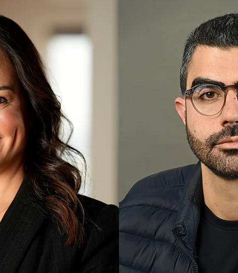 (L - R) Meriam ElOuazzani, Vice President - Middle East, Turkey and Africa (META) at Censys and Ryan Elzein, Regional Director for Europe and the Middle East at Rilian.