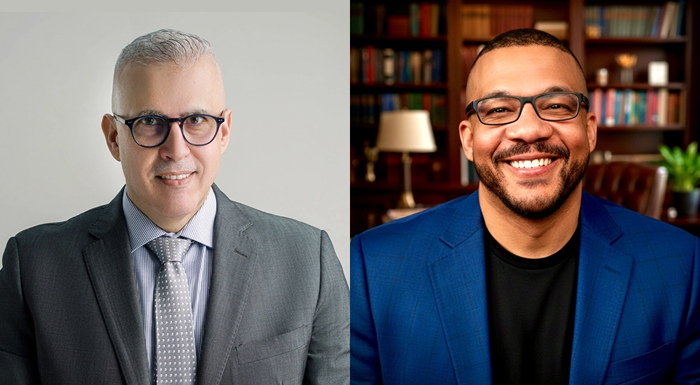 (L-R) Ned Baltagi, Managing Director, Middle East, Africa, and Turkey, at SANS Institute and Chris Cochran, Field CISO and Vice President of AI Security at the SANS Institute.
