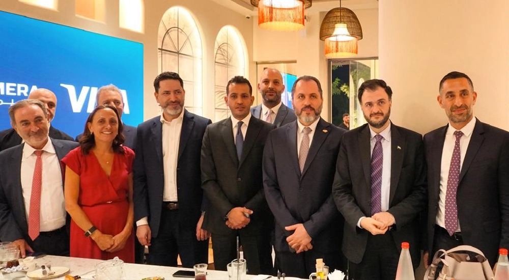 Visa tests first international card payments in Syria.