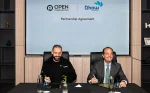 (L-R) Dr. Abed Benaichouche, Co-Founder and Chief Executive Officer, Open Innovation AI and Joe Chidiac, Group Chief Executive Officer, Dhow International Holding.