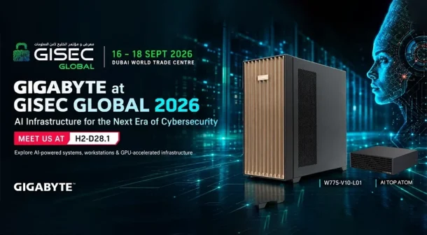 GIGABYTE presents personal AI supercomputers at GISEC Global 2026.